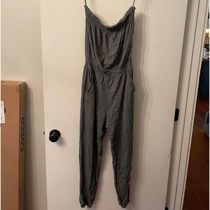 Aerie strapless jumpsuit.